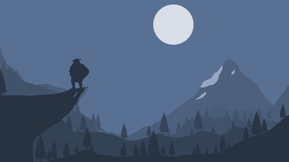 Шрек 2001 болото Шрека