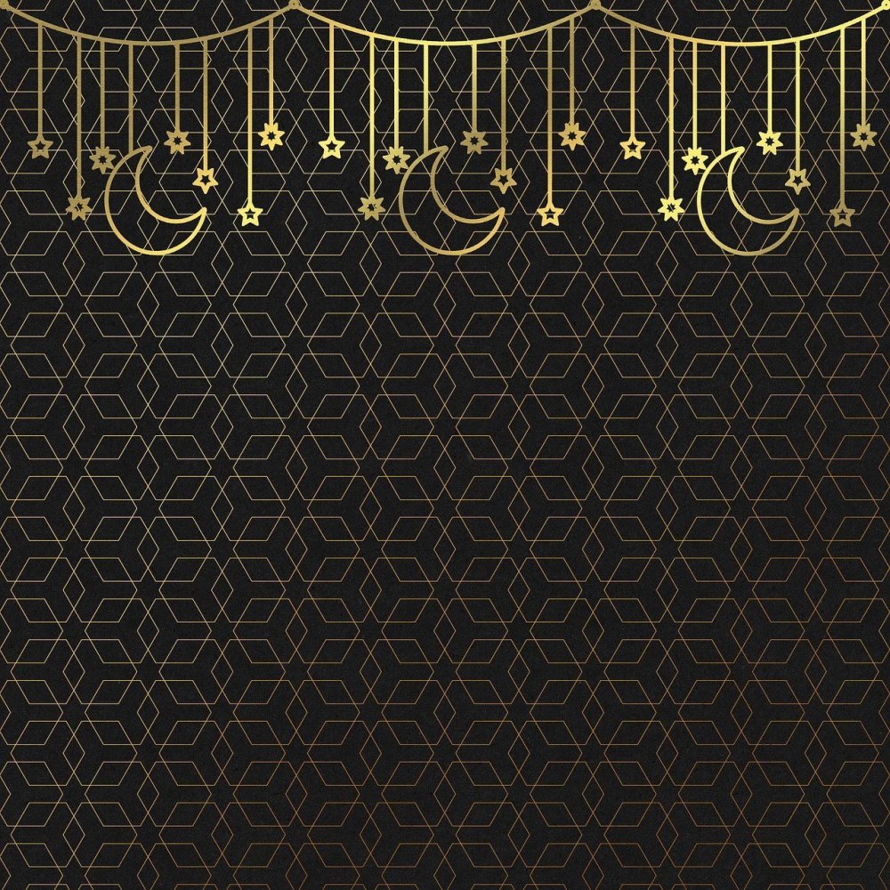 Пригласительный черный с золотом