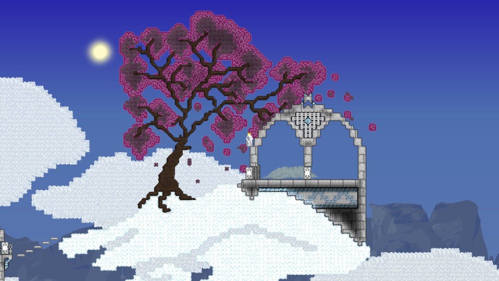 Пиксельный фон террария