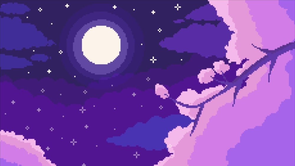 Пиксельные анимированные фоны