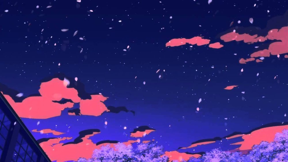 Пиксельная Сакура гифка