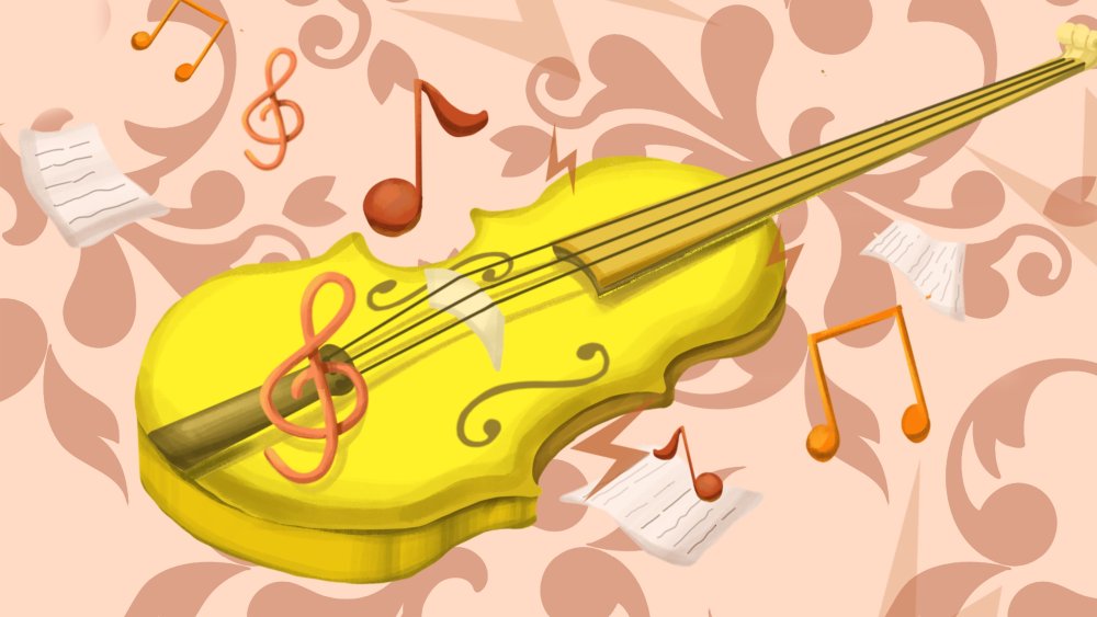 Музыкальные инструменты фон