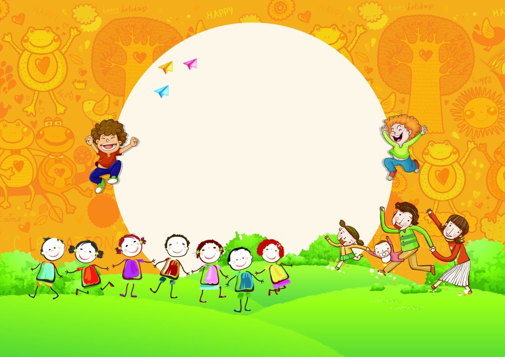 Фон для презентации летний лагерь