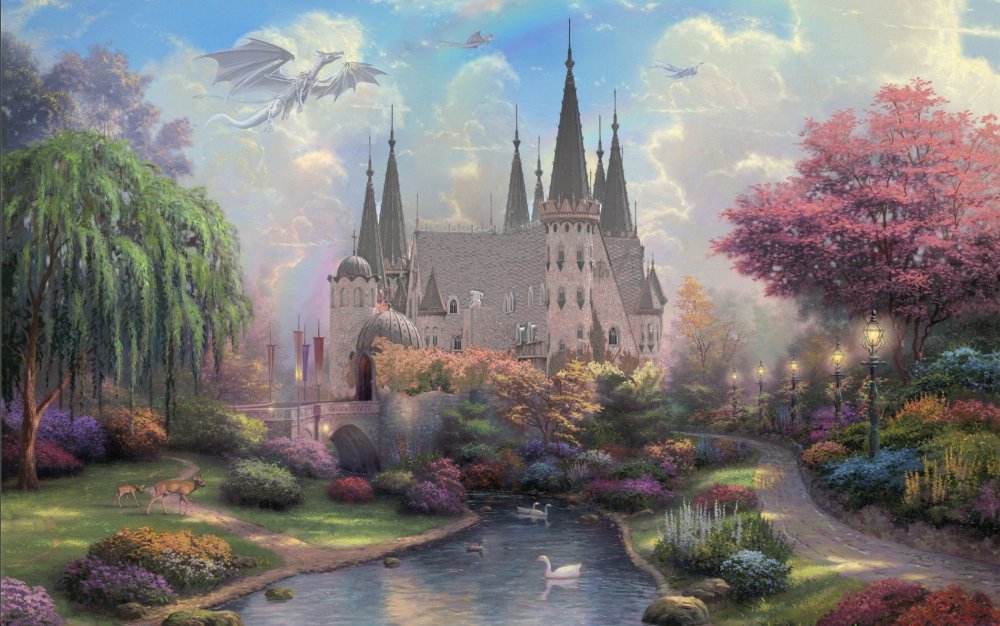 Красивые волшебные замки