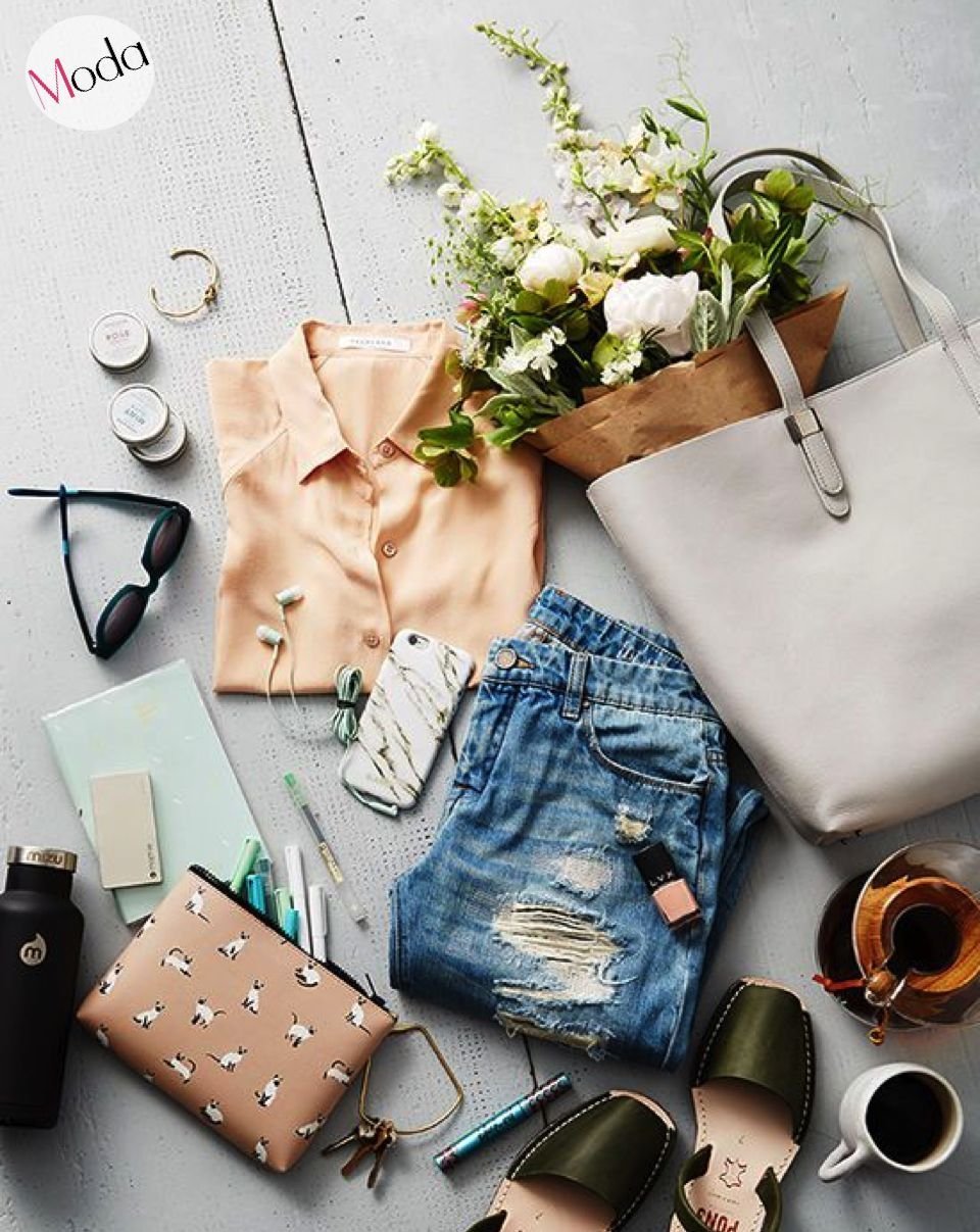 Красивая раскладка одежды