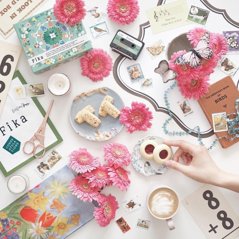 Стильный фон для Инстаграм