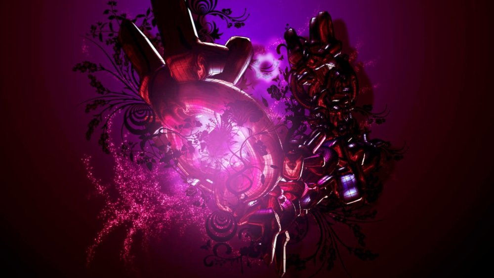 Фиолетовые обои игровые