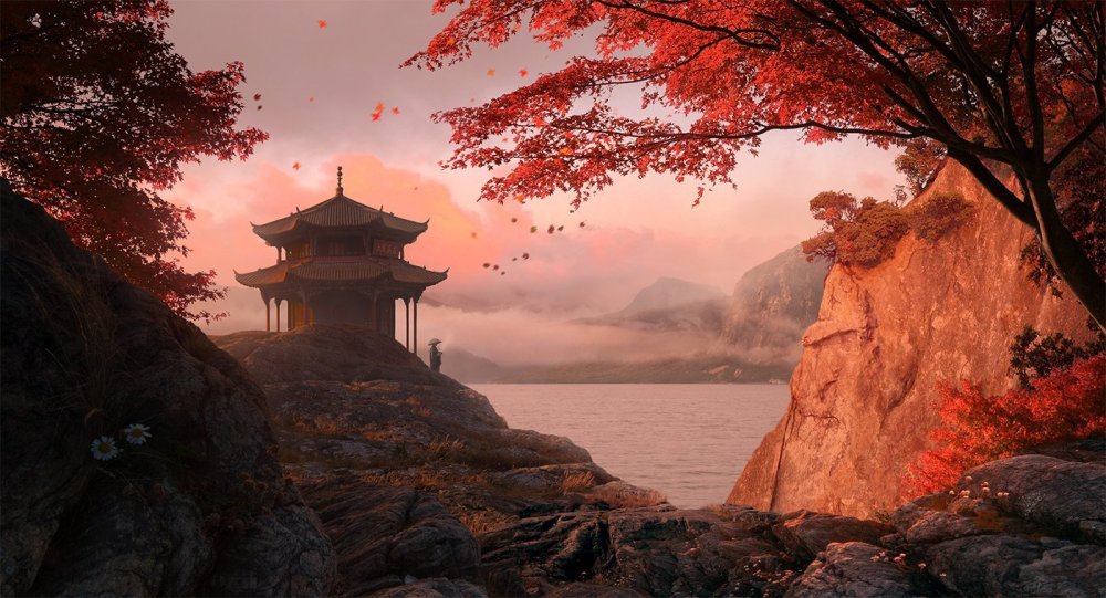 Восток пейзаж