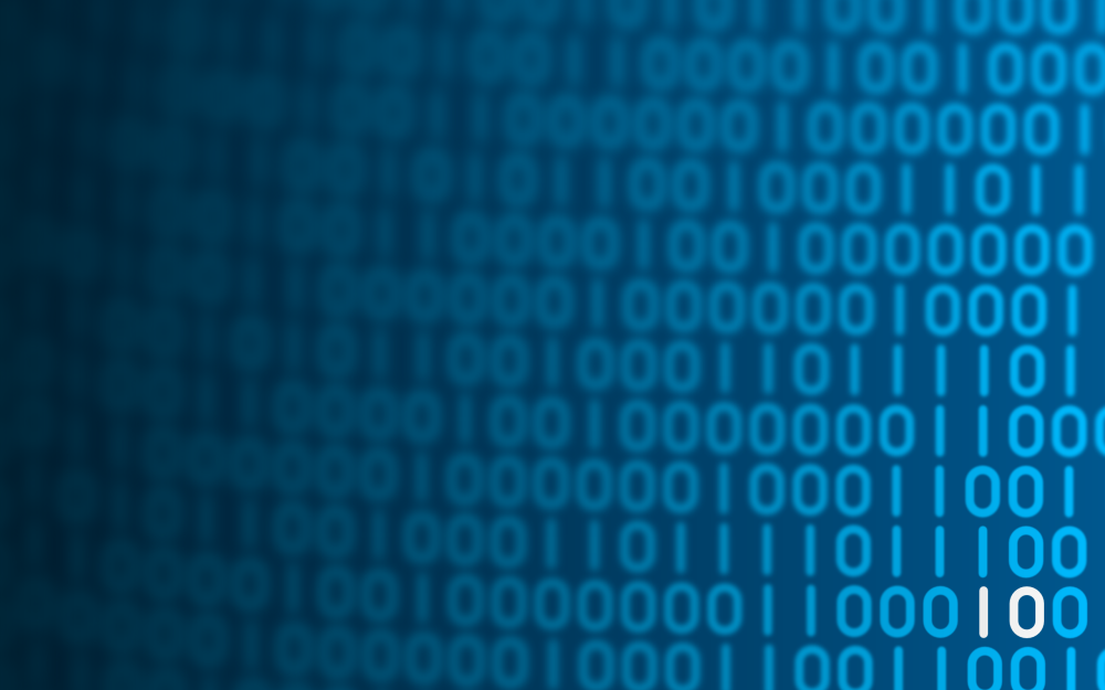 Фон в виде двоичного кода