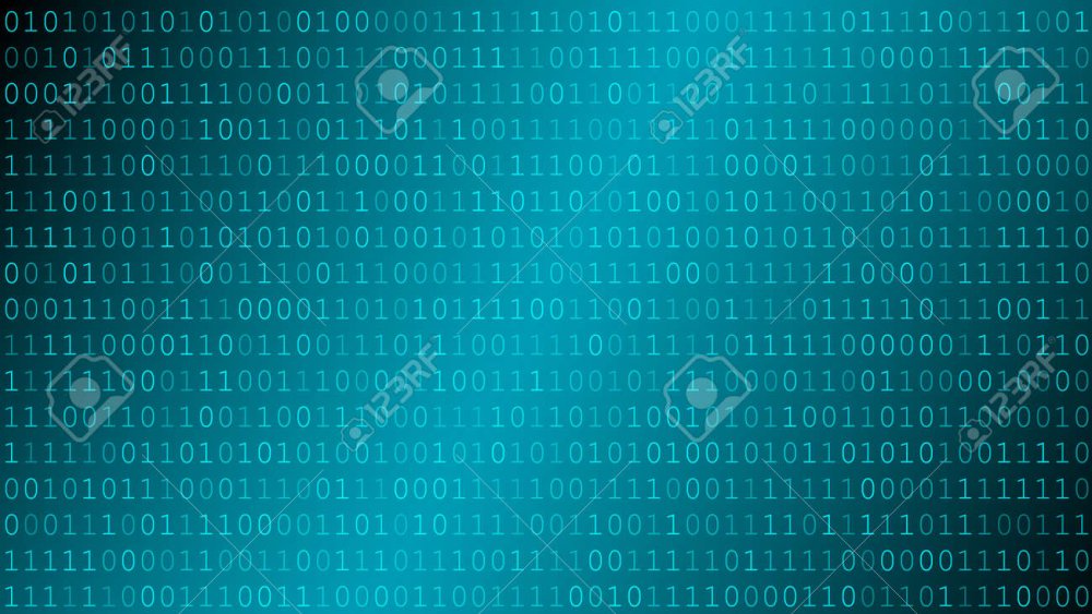 Планета на фоне нулей и единиц