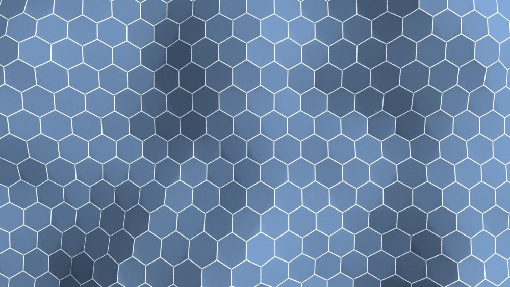 Фон шестигранники