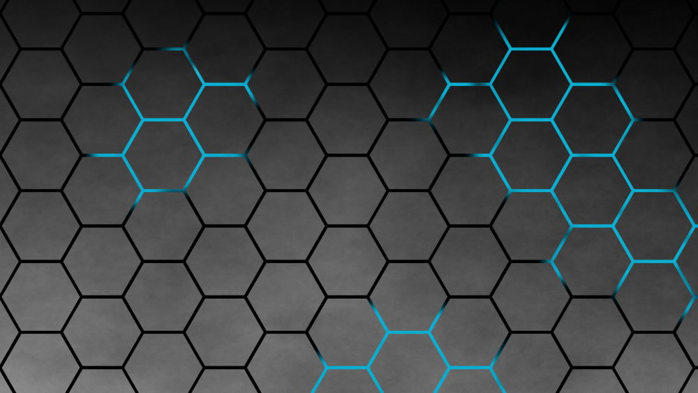 Металлические шестиугольники