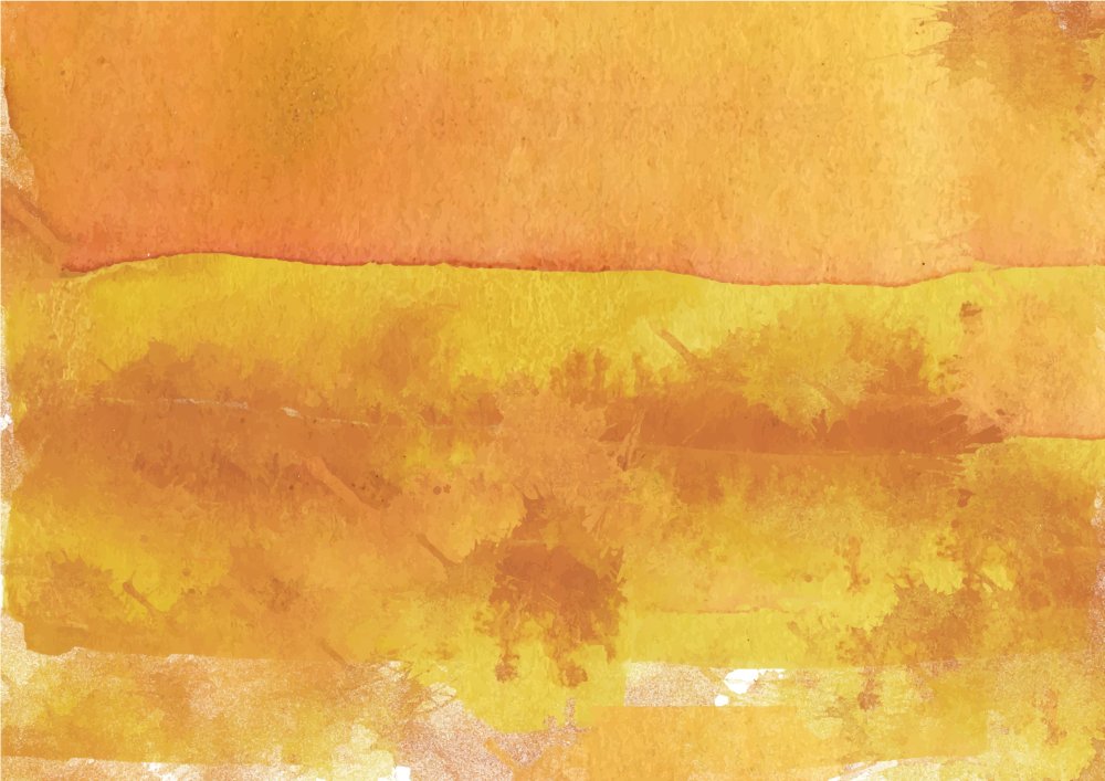 Желто-коричневый фон акварелью