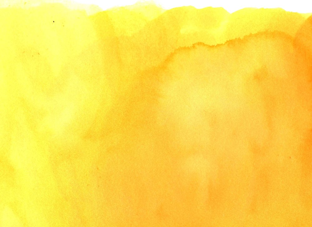 Акварельные разводы желтые