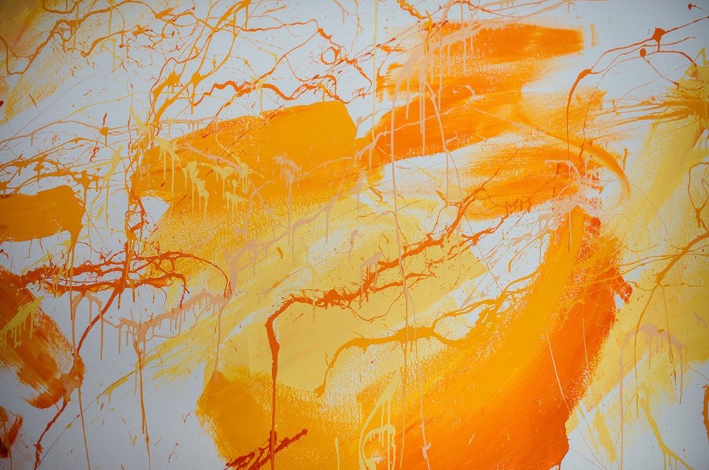 Фон в желто оранжевых тонах