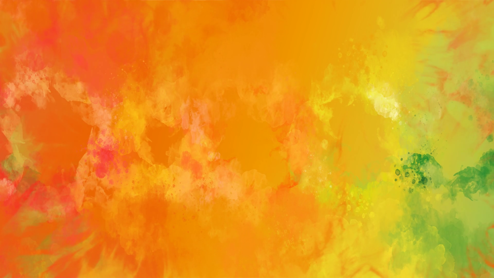 Акварельный фон оранжевый
