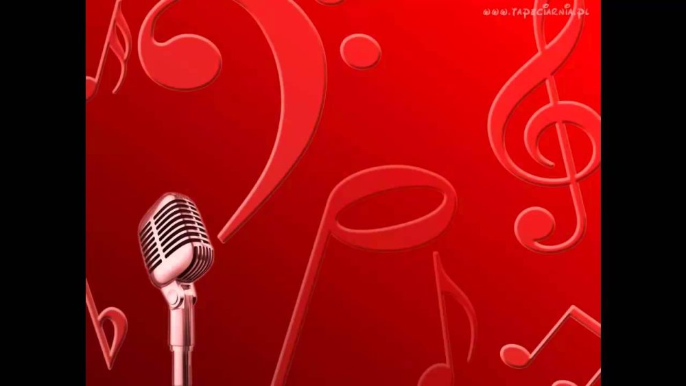 Открытка с микрофоном