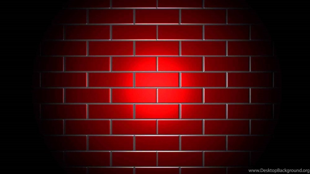 Красная кирпичная стена