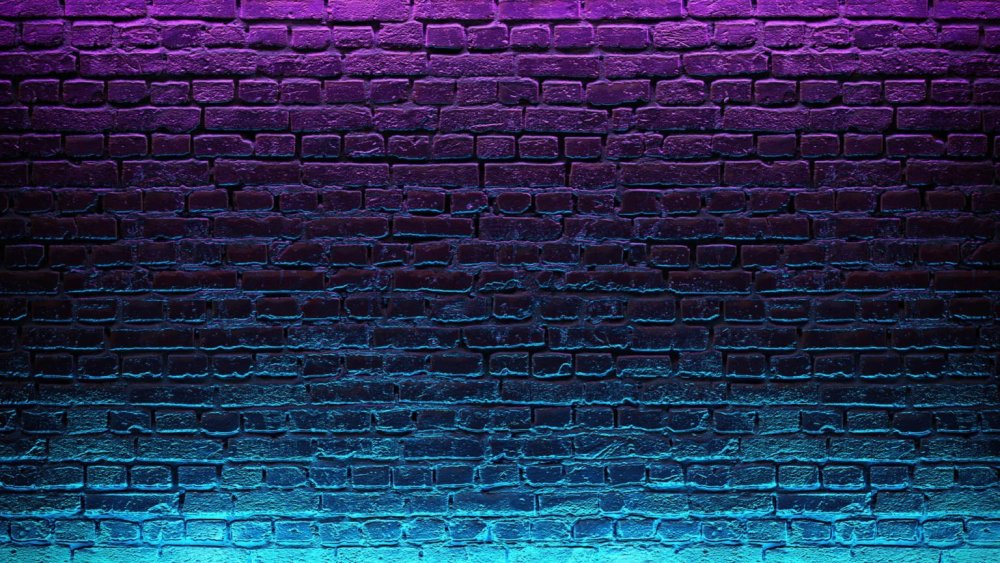 Неоновая стена фон