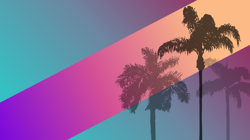 Хотлайн Майами пальмы