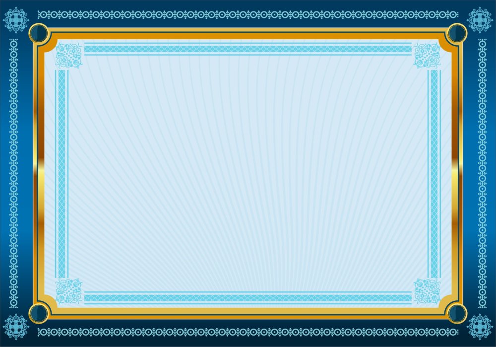 Рамка «диплом»