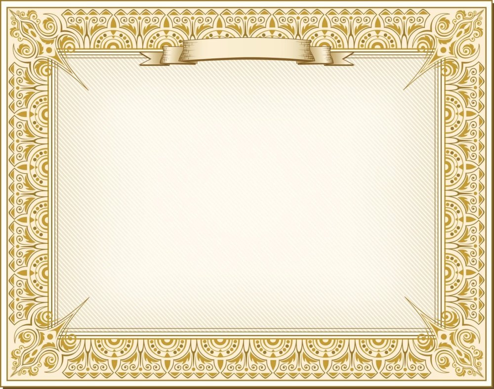 Рамка для сертификата