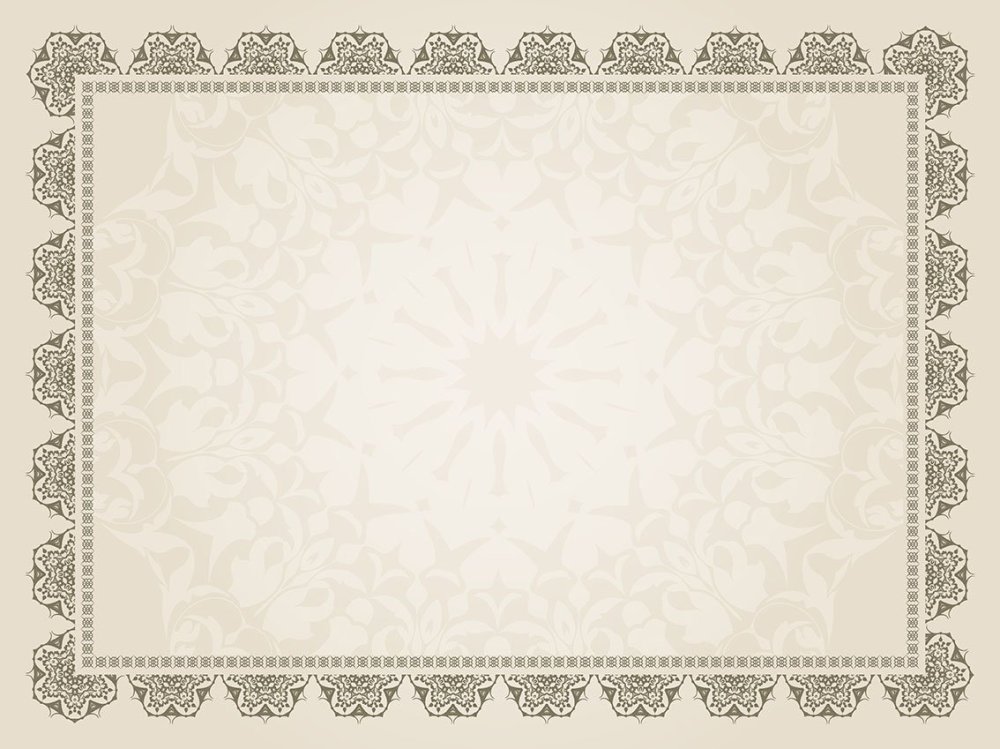 Векторный фон для сертификата