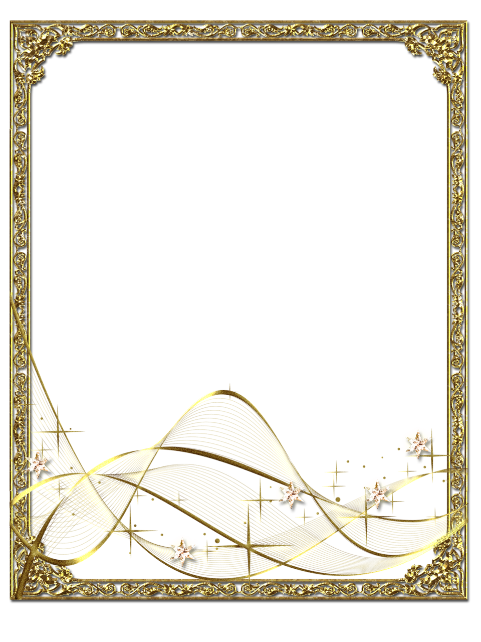 Рамка для поздравления строгая