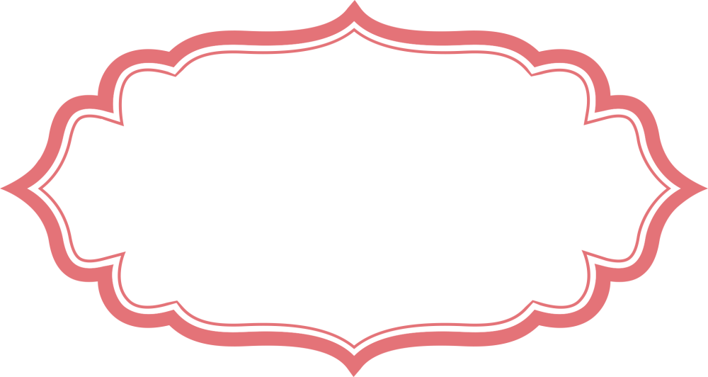 Фигурная рамка для текста