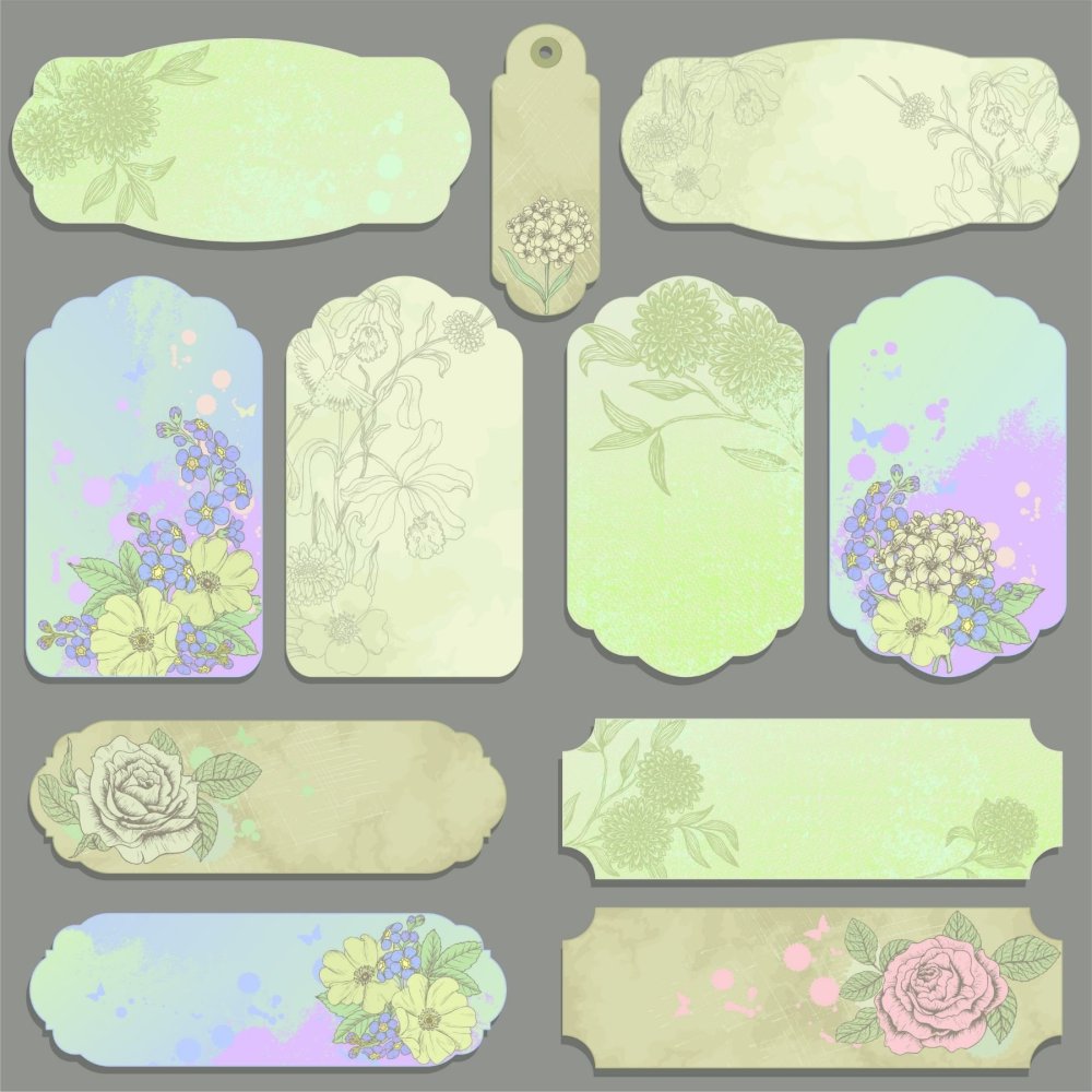 Бирки для скрапбукинга