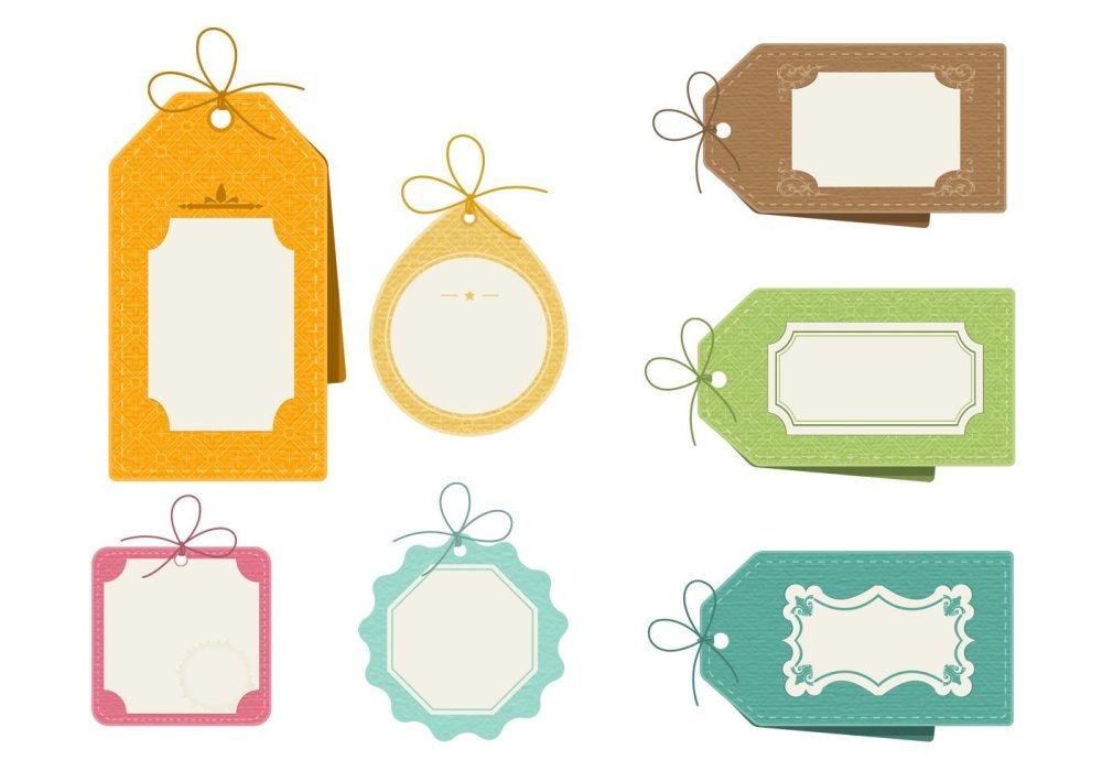 Этикетка бирка