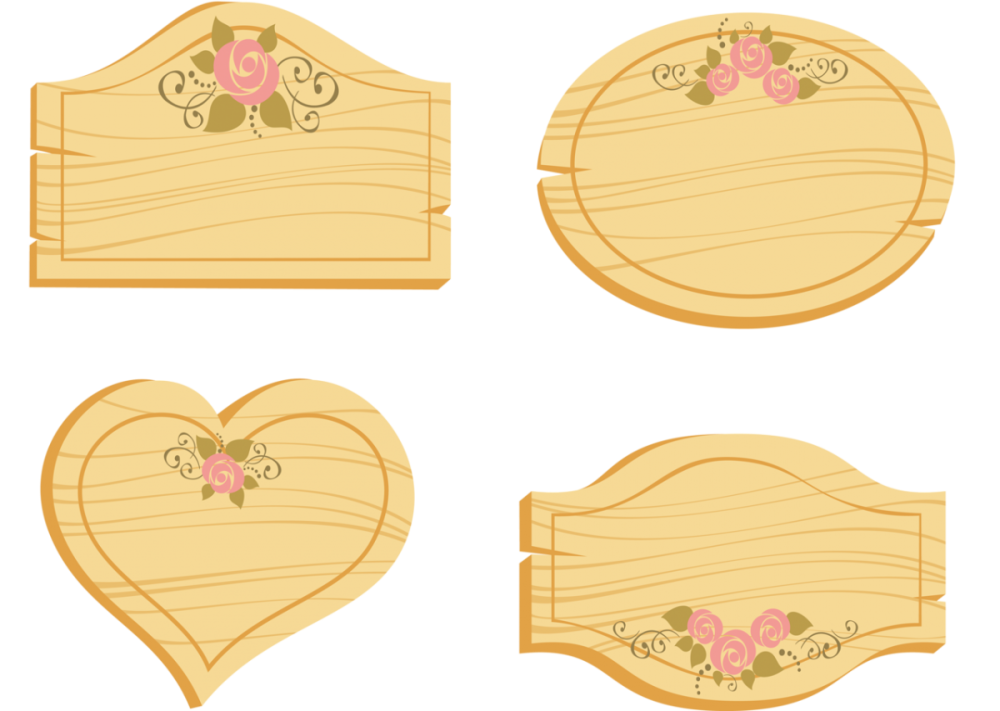 Красивая табличка для надписи