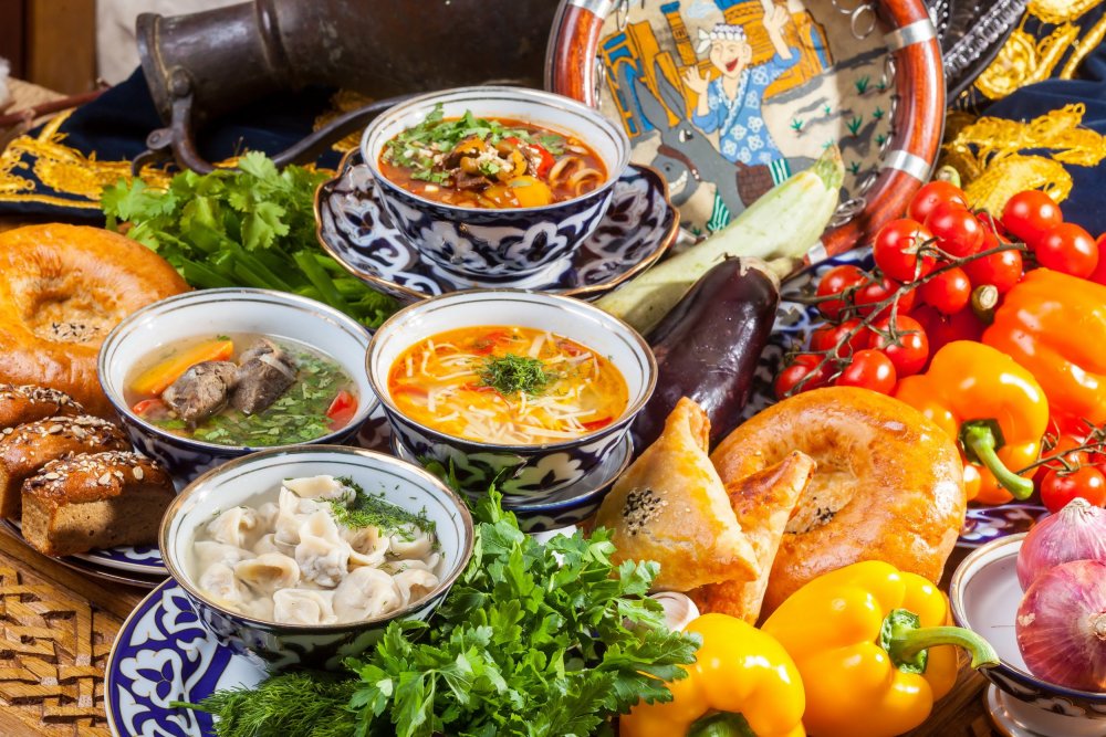 Плов манты лагман