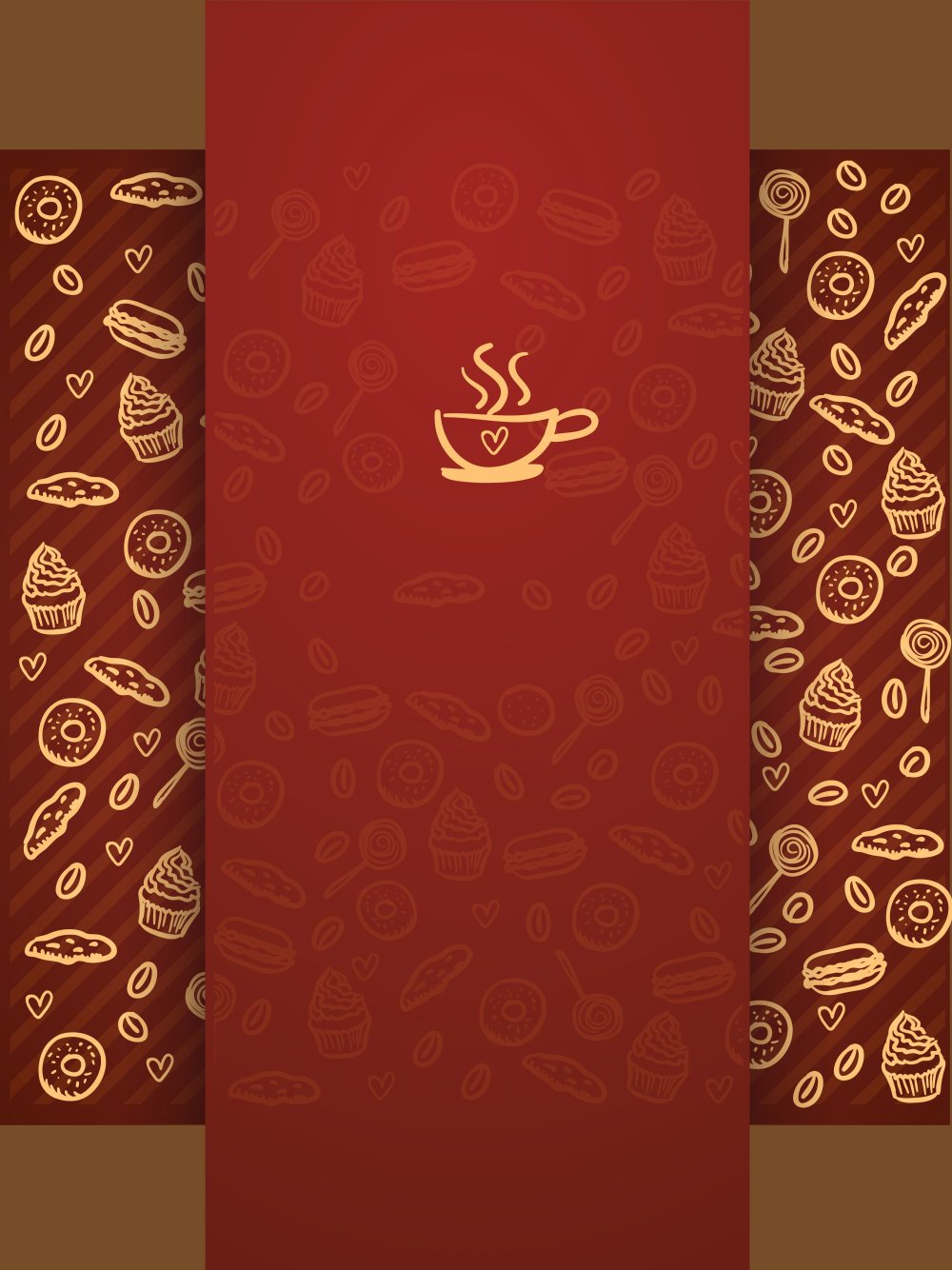 Фон для меню кафе