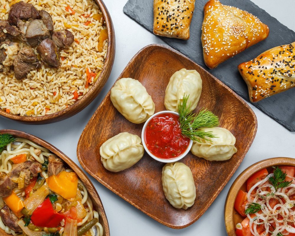 Плов манты самса