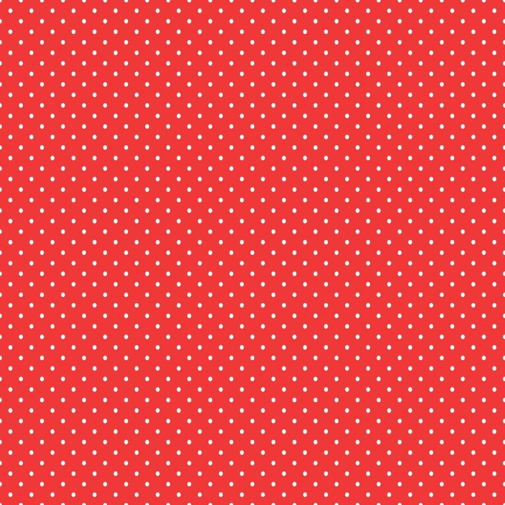 Красная бумага в горошек