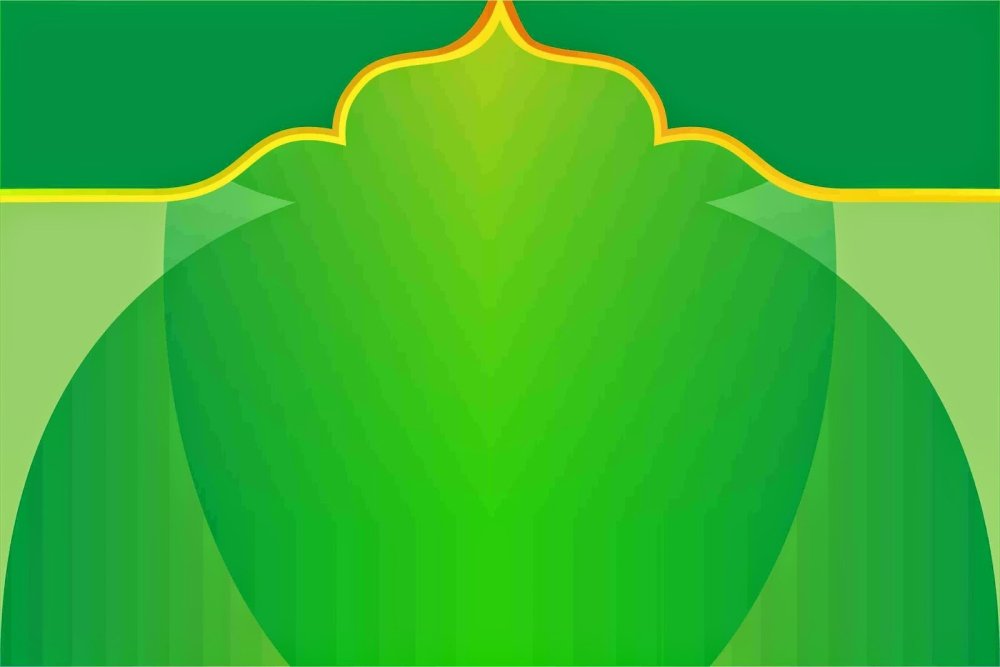 Зеленый мусульманский фон