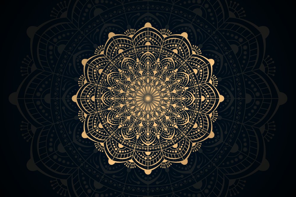 Фон для презентации с казахским орнаментом