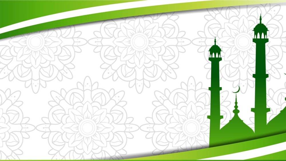 Зеленый цветочный фон