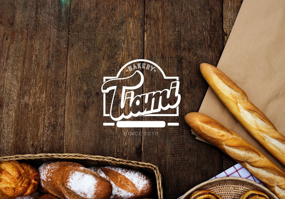 Хлеб вид сверху