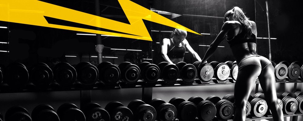 Баннер в тренажерном зале