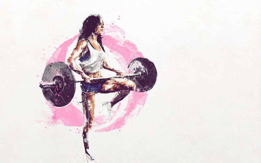 Спорт акварель