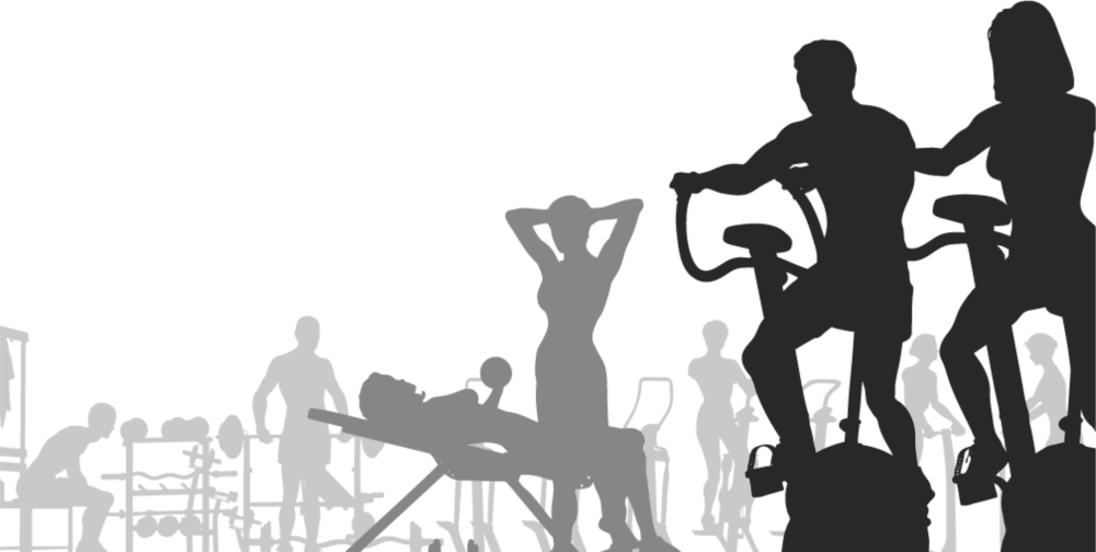 Спортзал силуэт