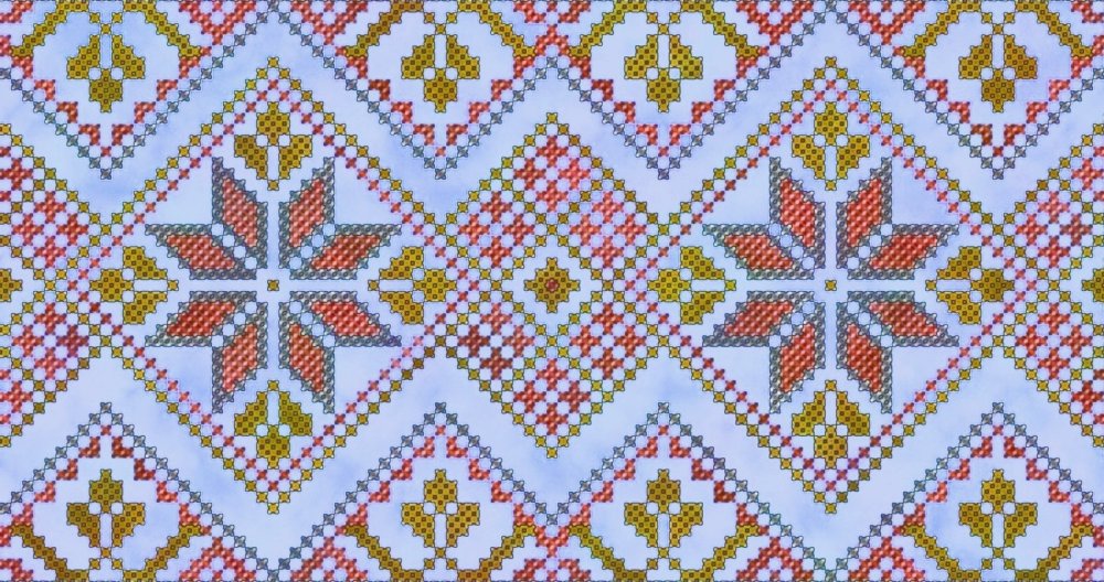 Мордовский национальный узор