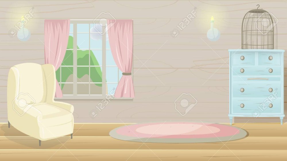 Мультяшные комнаты для девочек