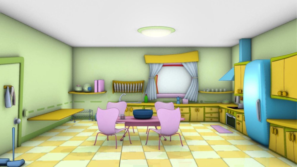 Мультяшная комната