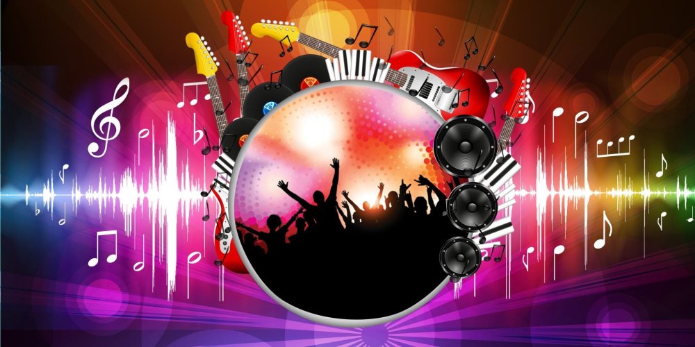 Афиша дискотека макет