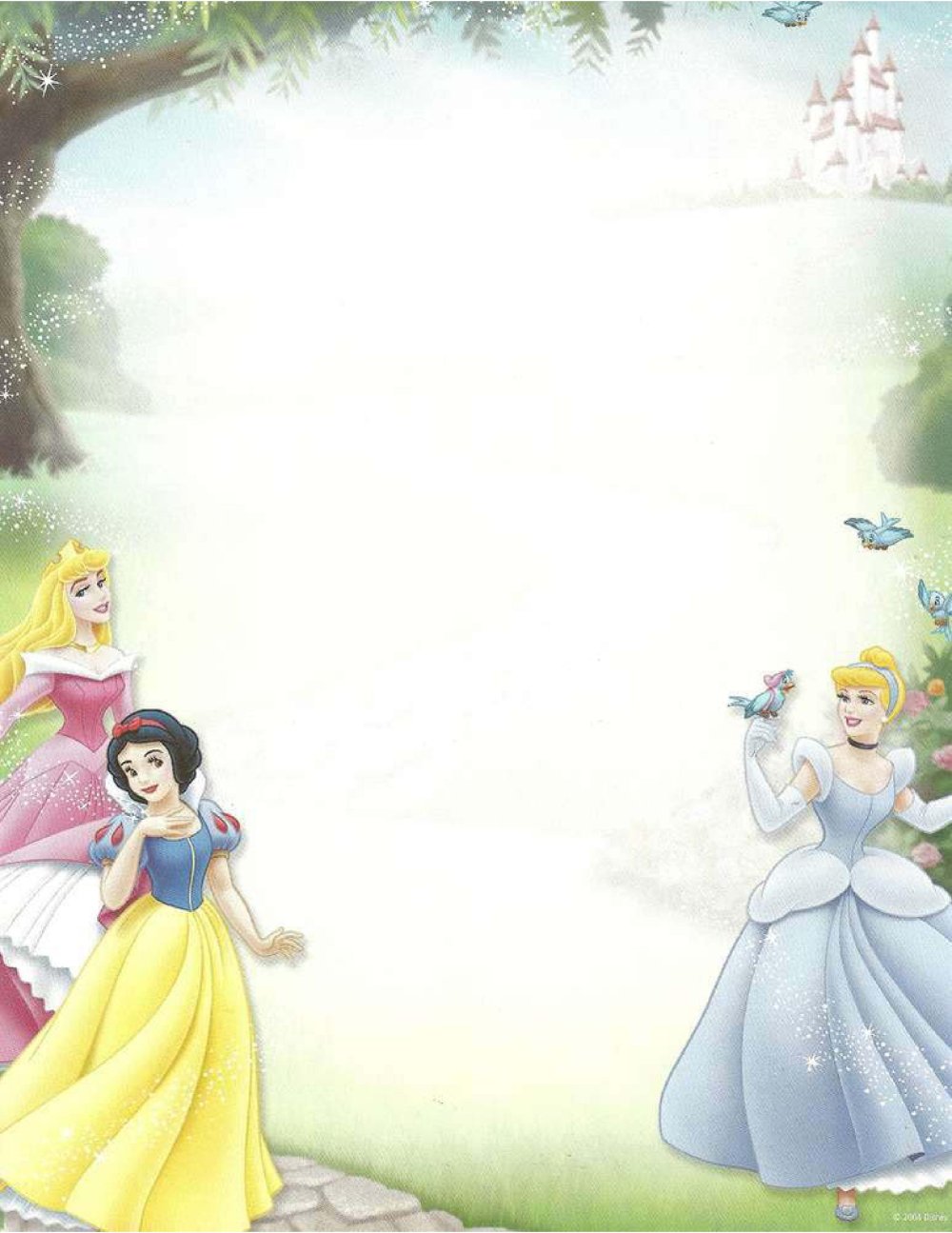 Принцессы фоны для детсада