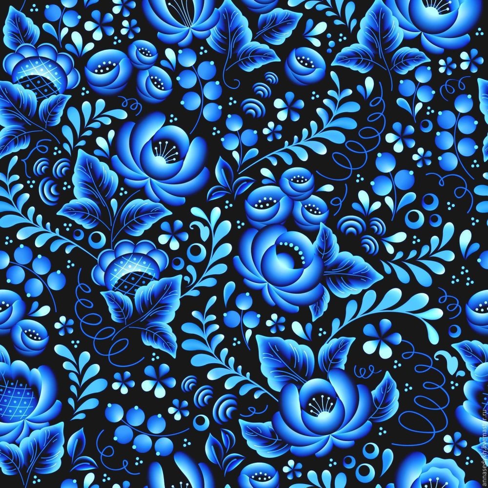 Хохломская роспись Гжель