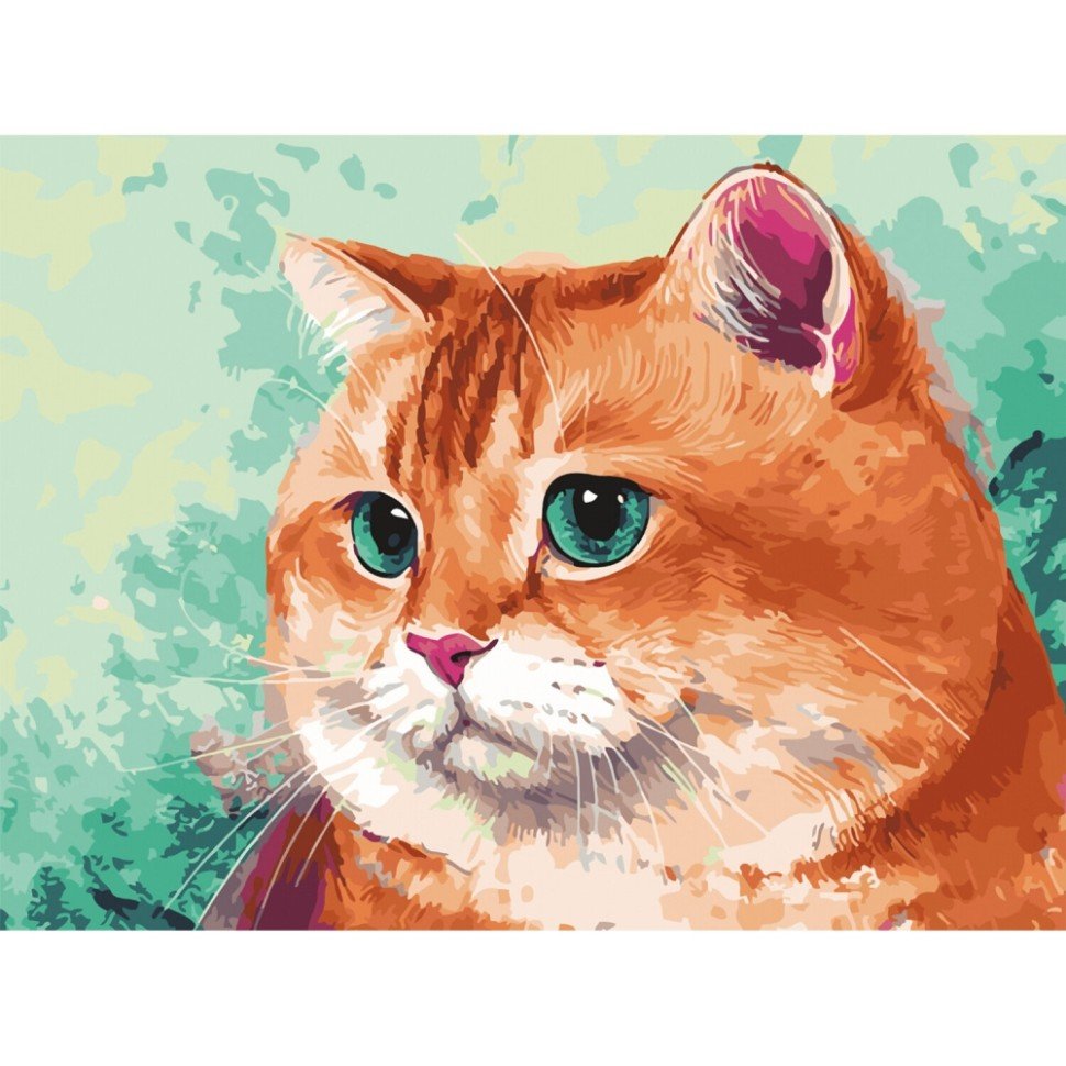 Кошка с желтыми глазами